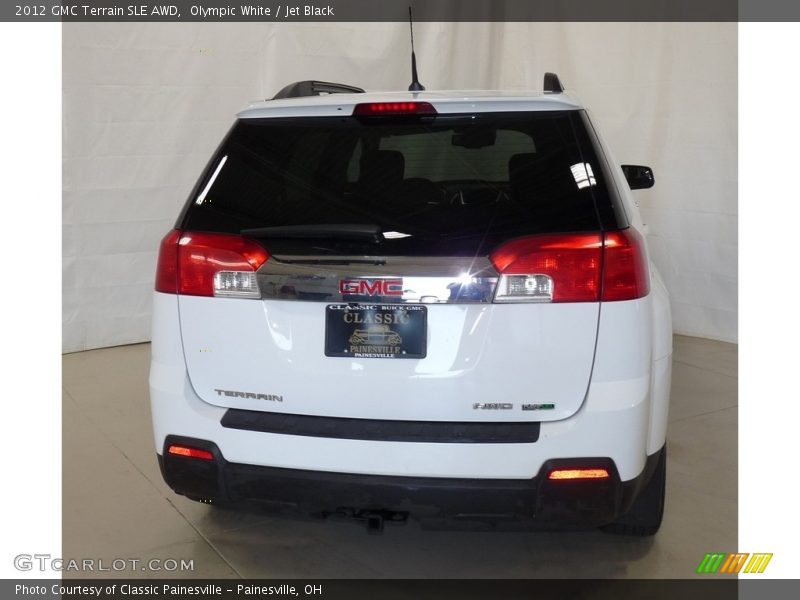 Olympic White / Jet Black 2012 GMC Terrain SLE AWD
