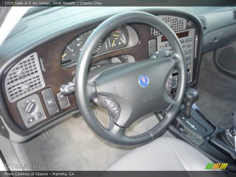 Silver Metallic / Granite Gray 2005 Saab 9-5 Arc Sedan