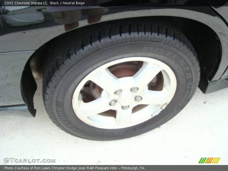 Black / Neutral Beige 2003 Chevrolet Impala LS