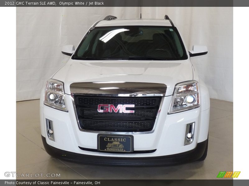 Olympic White / Jet Black 2012 GMC Terrain SLE AWD