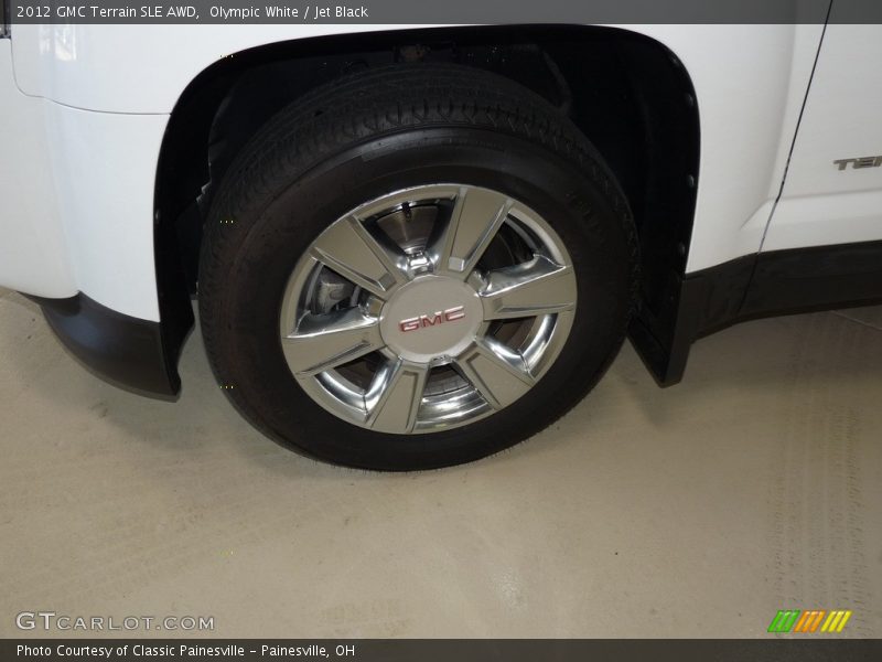 Olympic White / Jet Black 2012 GMC Terrain SLE AWD