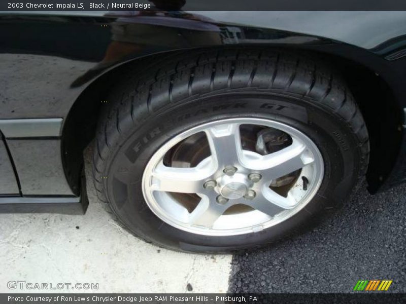 Black / Neutral Beige 2003 Chevrolet Impala LS