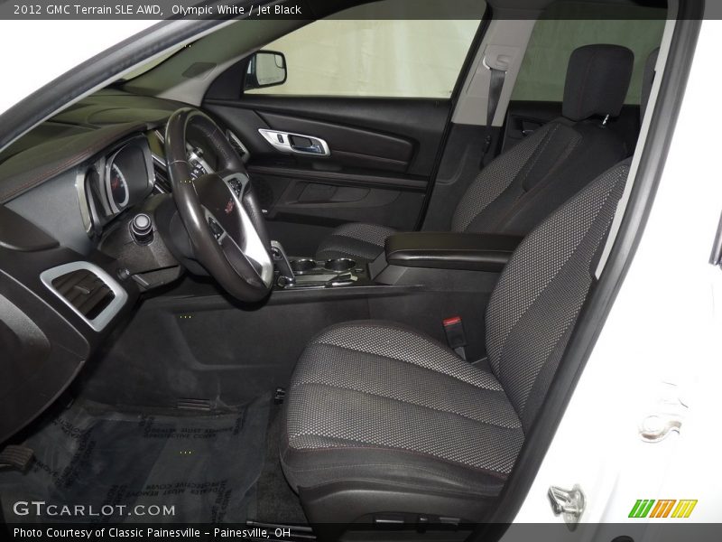 Olympic White / Jet Black 2012 GMC Terrain SLE AWD