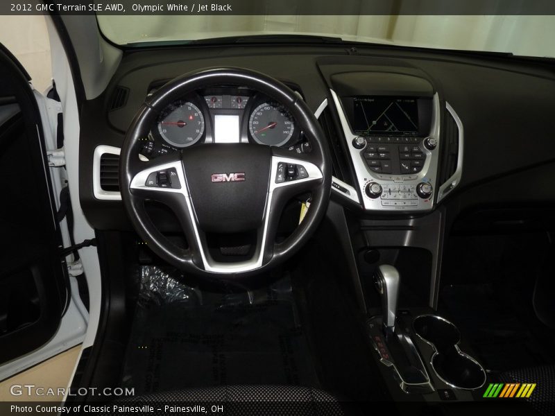 Olympic White / Jet Black 2012 GMC Terrain SLE AWD