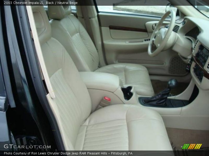 Black / Neutral Beige 2003 Chevrolet Impala LS