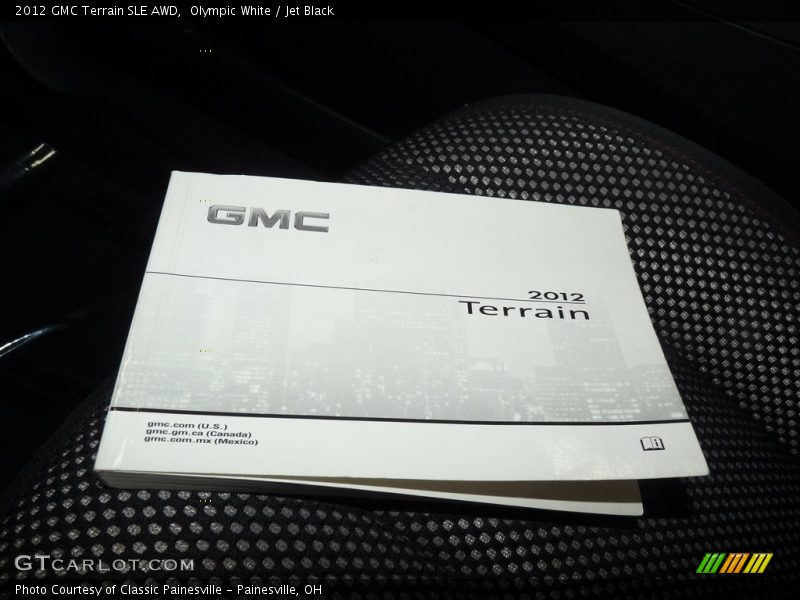 Olympic White / Jet Black 2012 GMC Terrain SLE AWD