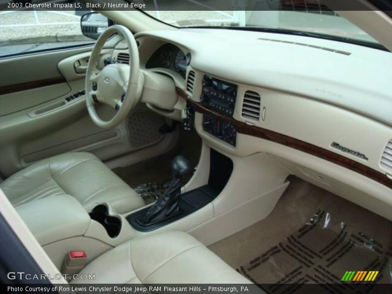 Black / Neutral Beige 2003 Chevrolet Impala LS
