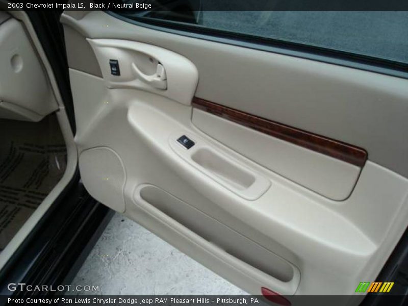Black / Neutral Beige 2003 Chevrolet Impala LS