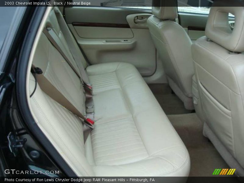 Black / Neutral Beige 2003 Chevrolet Impala LS