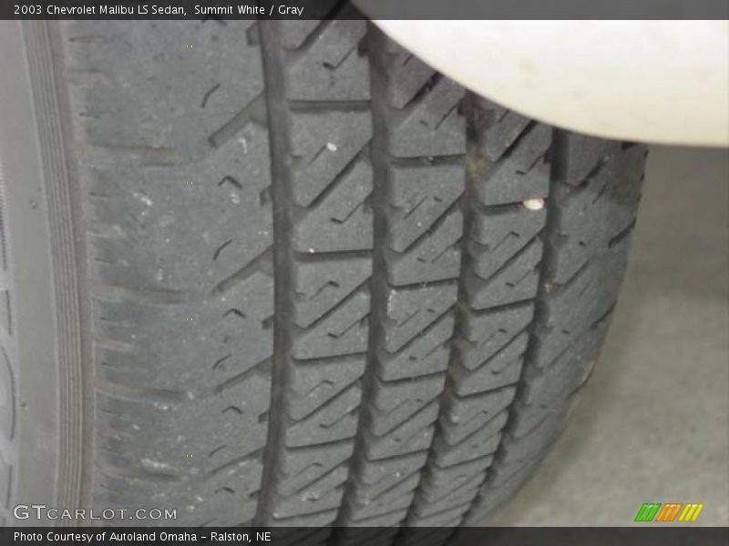Summit White / Gray 2003 Chevrolet Malibu LS Sedan