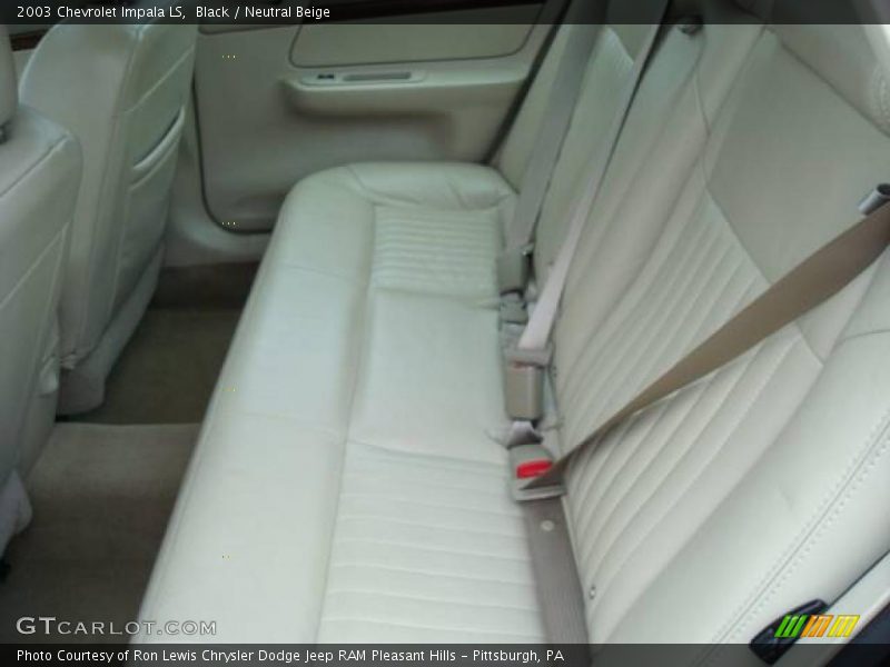 Black / Neutral Beige 2003 Chevrolet Impala LS