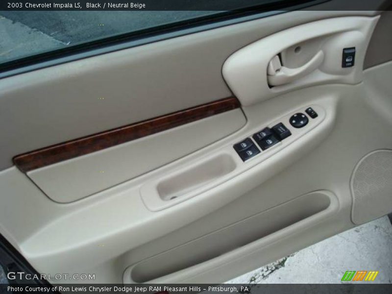 Black / Neutral Beige 2003 Chevrolet Impala LS