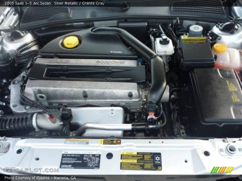 Silver Metallic / Granite Gray 2005 Saab 9-5 Arc Sedan