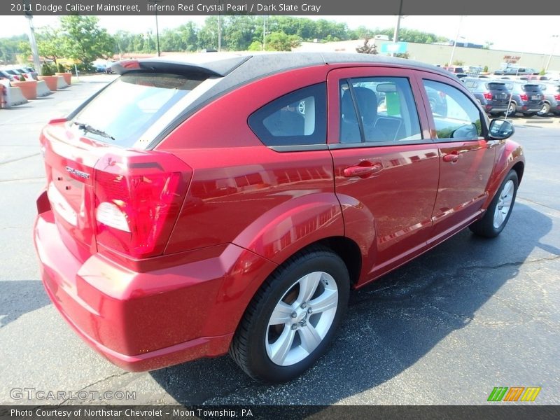 Inferno Red Crystal Pearl / Dark Slate Gray 2011 Dodge Caliber Mainstreet