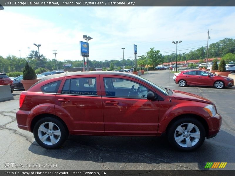 Inferno Red Crystal Pearl / Dark Slate Gray 2011 Dodge Caliber Mainstreet