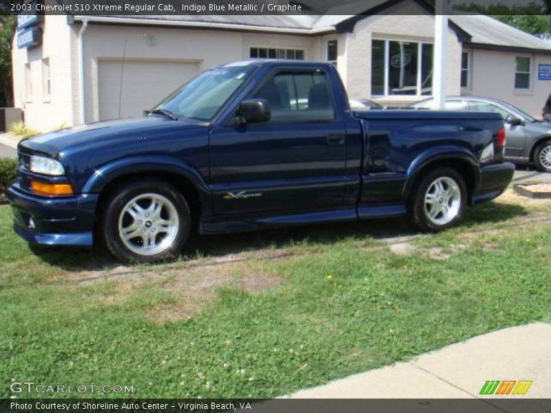 Indigo Blue Metallic / Graphite 2003 Chevrolet S10 Xtreme Regular Cab