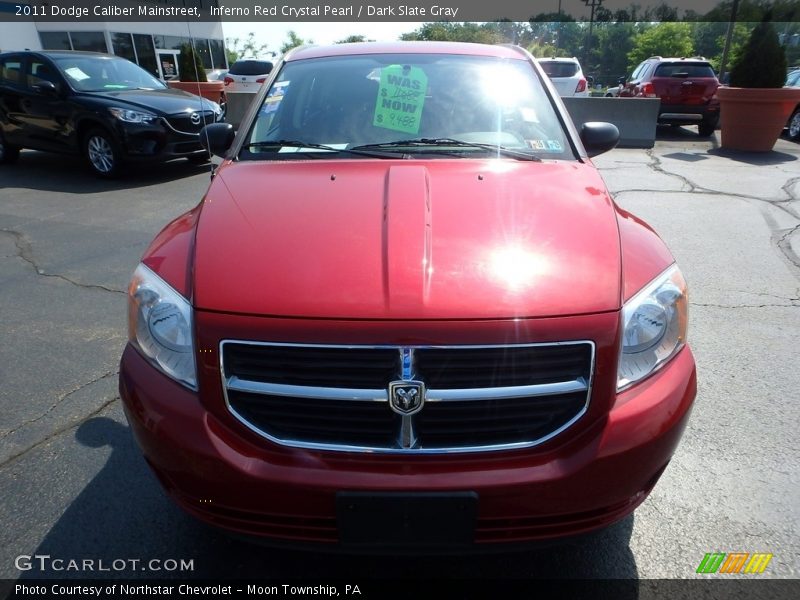 Inferno Red Crystal Pearl / Dark Slate Gray 2011 Dodge Caliber Mainstreet