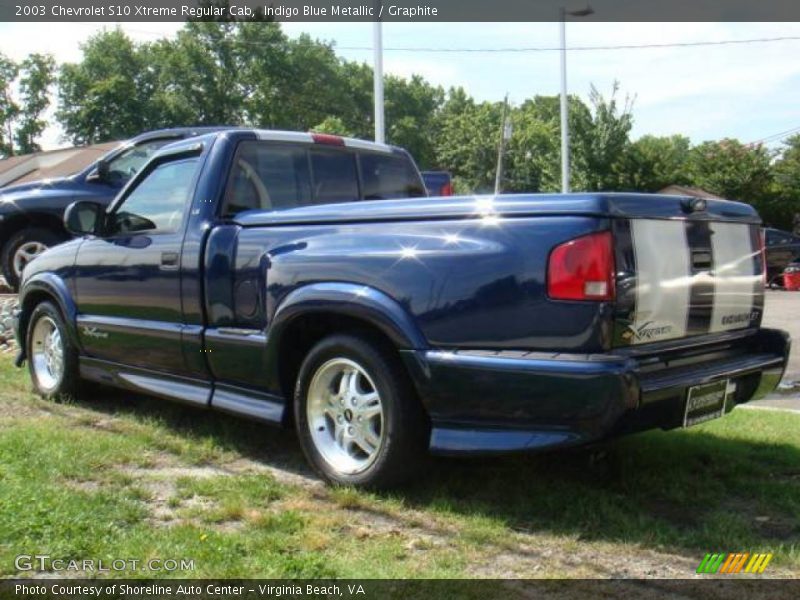 Indigo Blue Metallic / Graphite 2003 Chevrolet S10 Xtreme Regular Cab