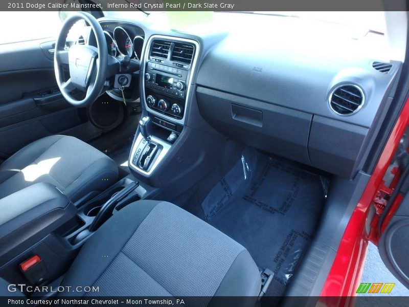 Inferno Red Crystal Pearl / Dark Slate Gray 2011 Dodge Caliber Mainstreet