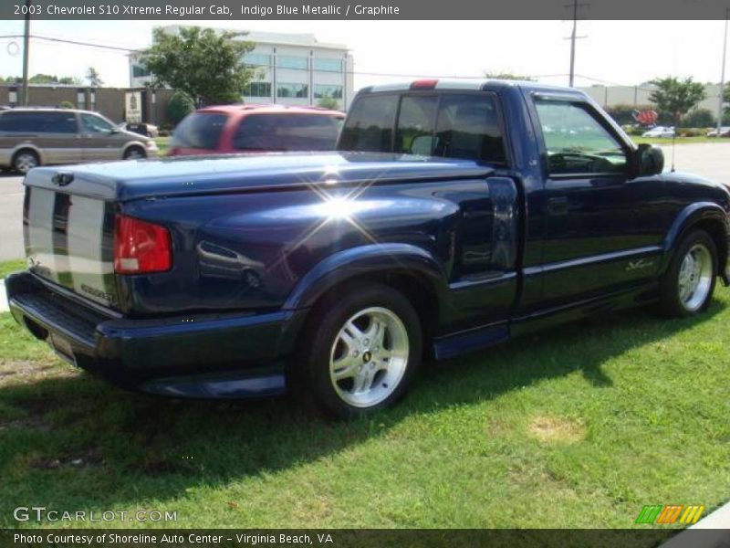Indigo Blue Metallic / Graphite 2003 Chevrolet S10 Xtreme Regular Cab