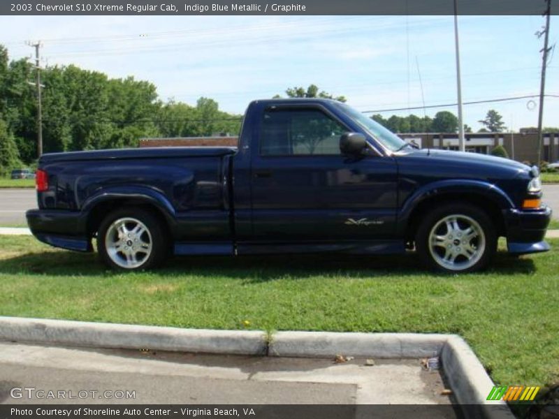 Indigo Blue Metallic / Graphite 2003 Chevrolet S10 Xtreme Regular Cab