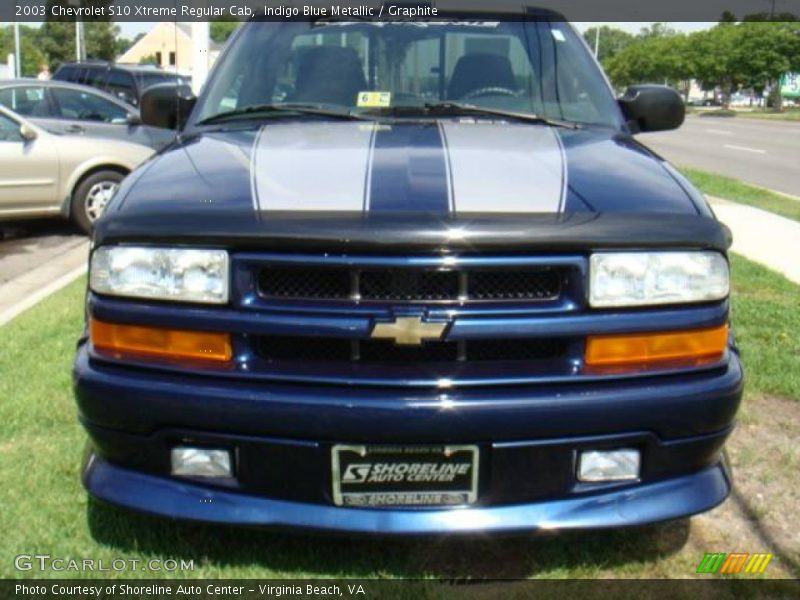 Indigo Blue Metallic / Graphite 2003 Chevrolet S10 Xtreme Regular Cab