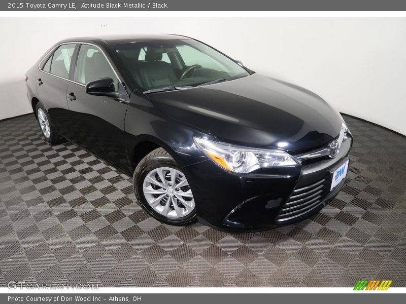 Attitude Black Metallic / Black 2015 Toyota Camry LE