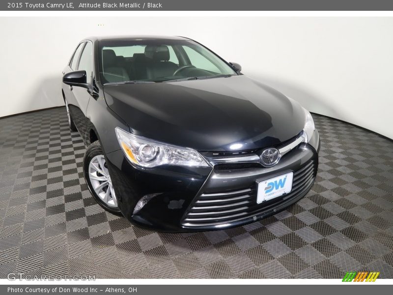 Attitude Black Metallic / Black 2015 Toyota Camry LE