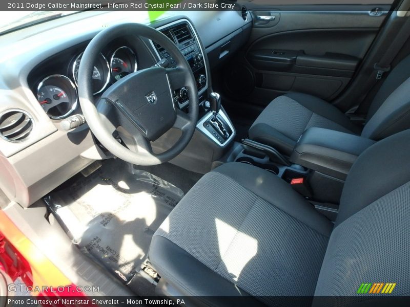 Inferno Red Crystal Pearl / Dark Slate Gray 2011 Dodge Caliber Mainstreet