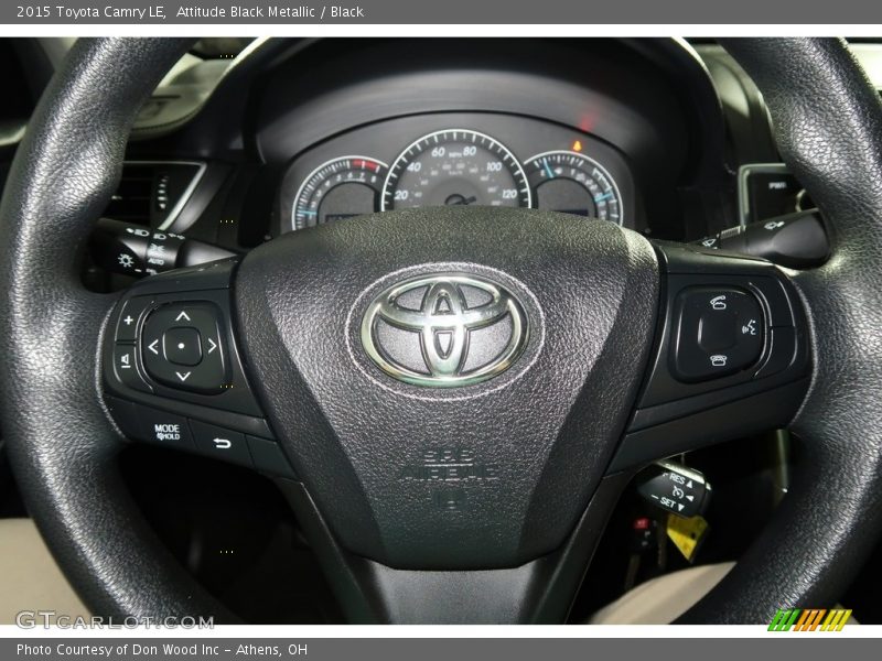 Attitude Black Metallic / Black 2015 Toyota Camry LE