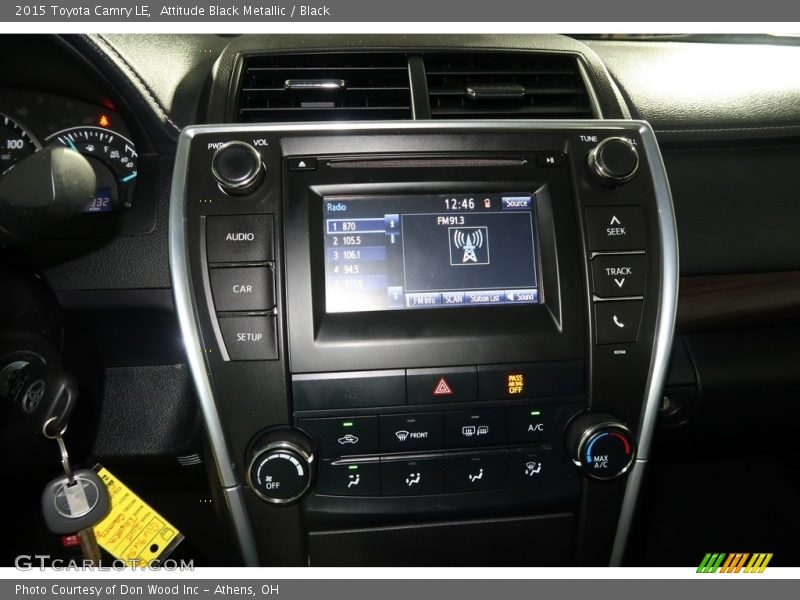 Attitude Black Metallic / Black 2015 Toyota Camry LE