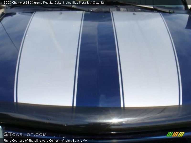 Indigo Blue Metallic / Graphite 2003 Chevrolet S10 Xtreme Regular Cab