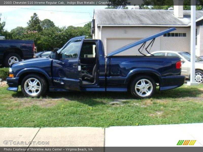 Indigo Blue Metallic / Graphite 2003 Chevrolet S10 Xtreme Regular Cab