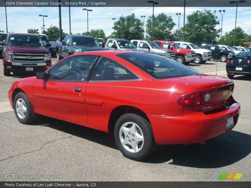 Victory Red / Graphite 2004 Chevrolet Cavalier Coupe