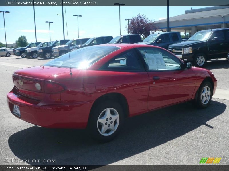 Victory Red / Graphite 2004 Chevrolet Cavalier Coupe