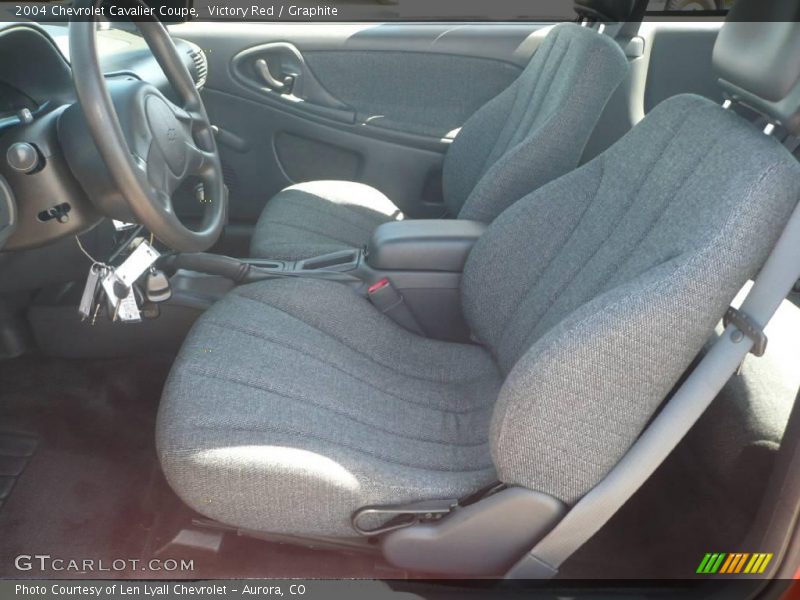 Victory Red / Graphite 2004 Chevrolet Cavalier Coupe