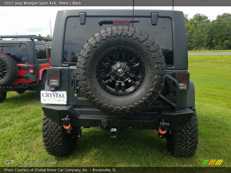Rhino / Black 2017 Jeep Wrangler Sport 4x4