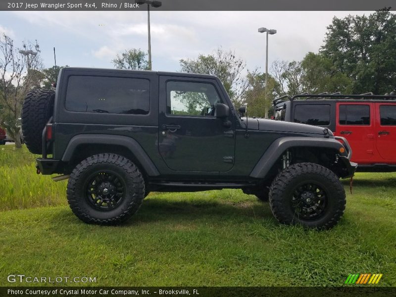 Rhino / Black 2017 Jeep Wrangler Sport 4x4