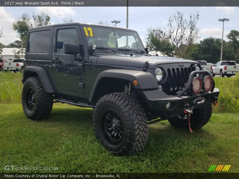 Rhino / Black 2017 Jeep Wrangler Sport 4x4