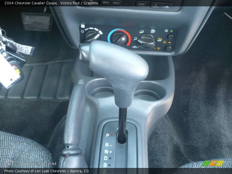 Victory Red / Graphite 2004 Chevrolet Cavalier Coupe