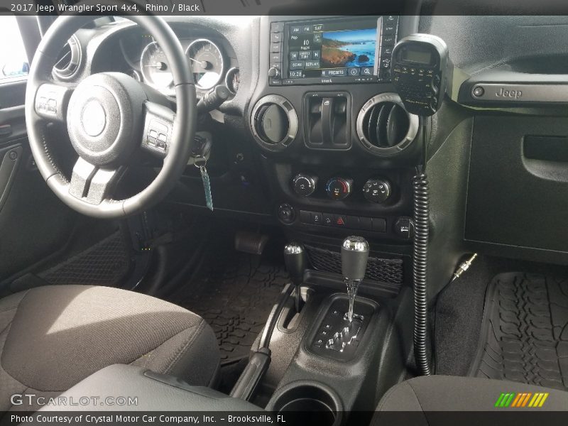 Rhino / Black 2017 Jeep Wrangler Sport 4x4