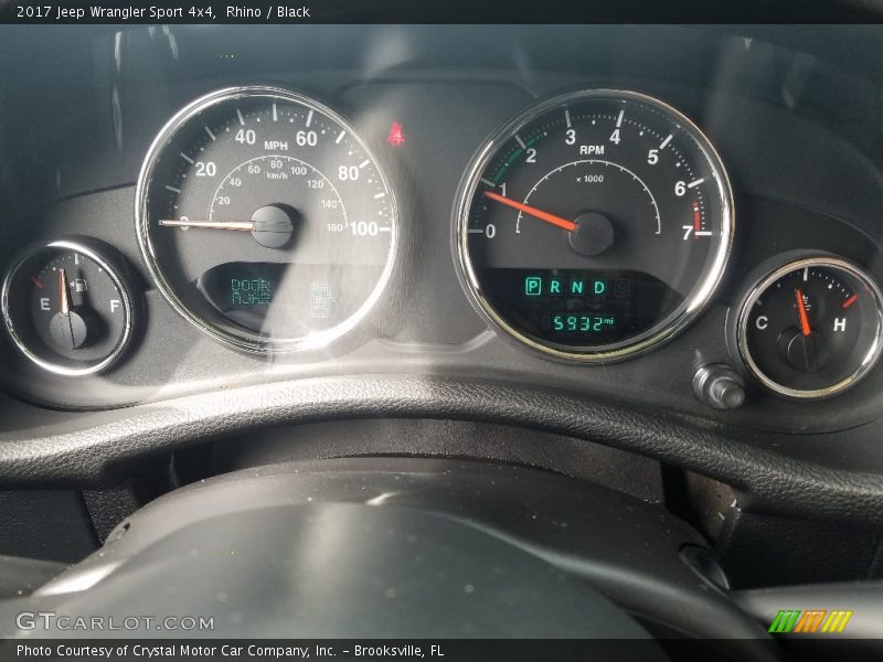 Rhino / Black 2017 Jeep Wrangler Sport 4x4