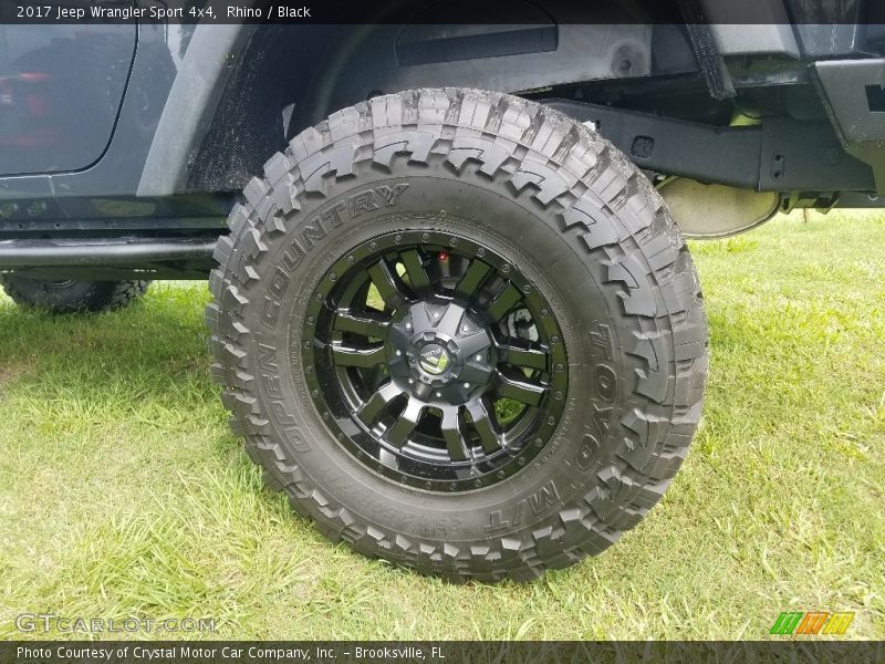 Rhino / Black 2017 Jeep Wrangler Sport 4x4