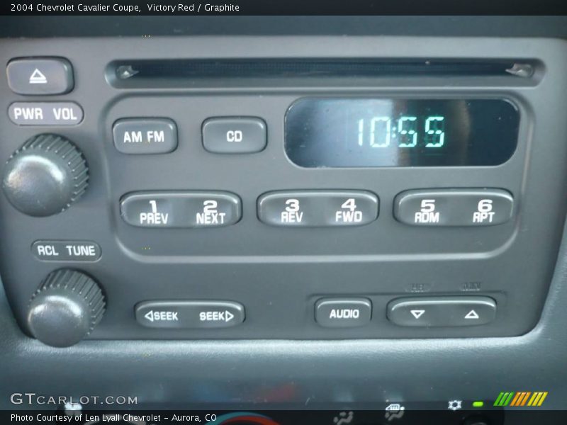 Victory Red / Graphite 2004 Chevrolet Cavalier Coupe