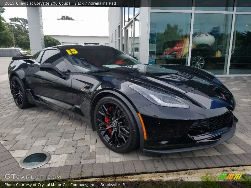 Front 3/4 View of 2015 Corvette Z06 Coupe