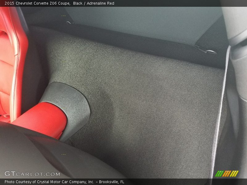 Black / Adrenaline Red 2015 Chevrolet Corvette Z06 Coupe