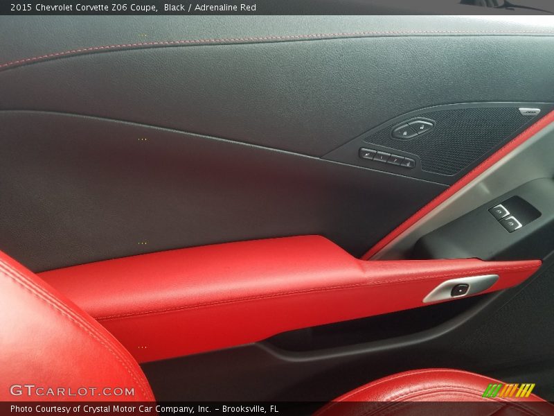 Black / Adrenaline Red 2015 Chevrolet Corvette Z06 Coupe