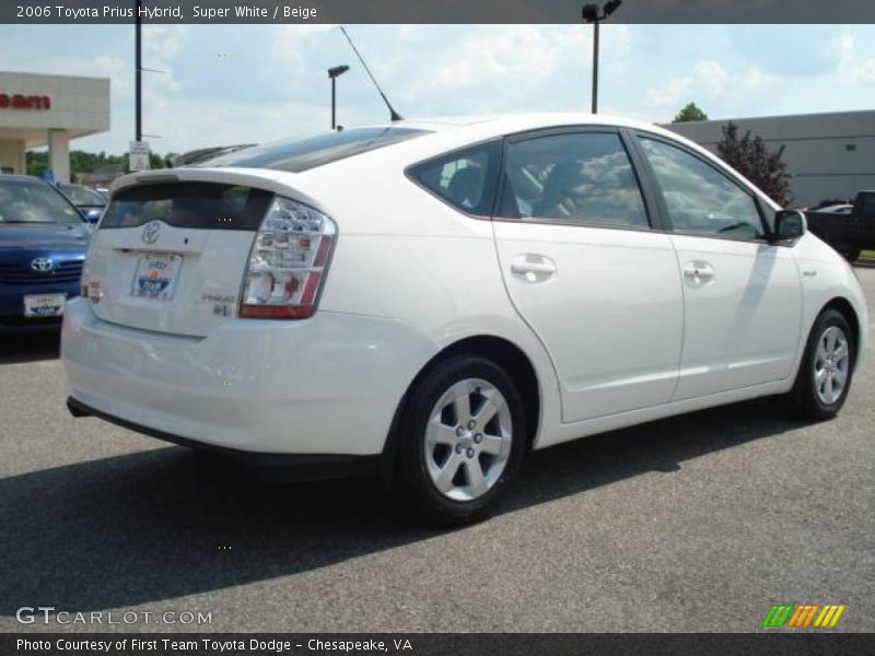 Super White / Beige 2006 Toyota Prius Hybrid