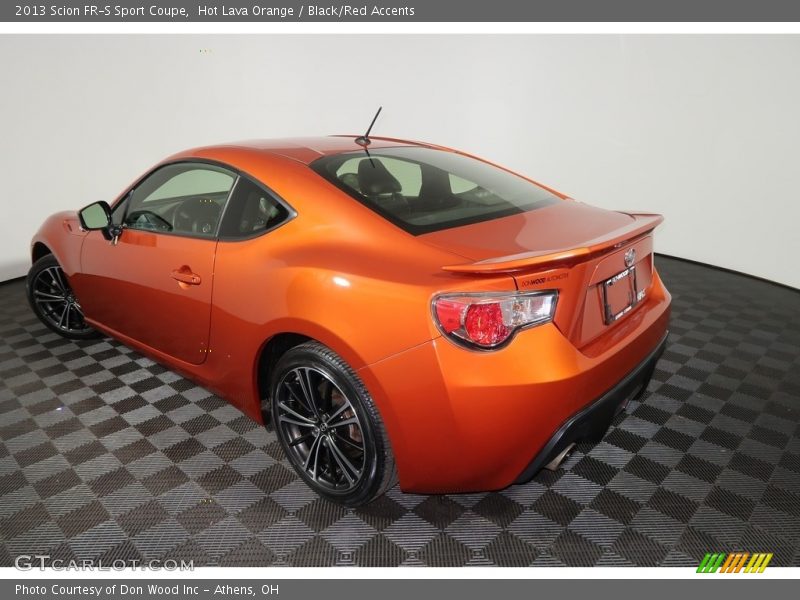 Hot Lava Orange / Black/Red Accents 2013 Scion FR-S Sport Coupe