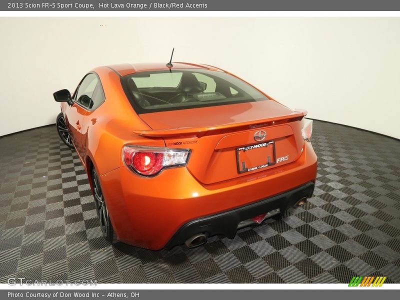 Hot Lava Orange / Black/Red Accents 2013 Scion FR-S Sport Coupe